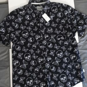 Graphic Button Up